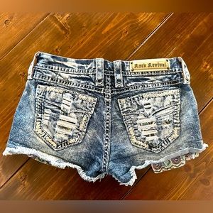 Size 28 Rock Revival Denim Shorts